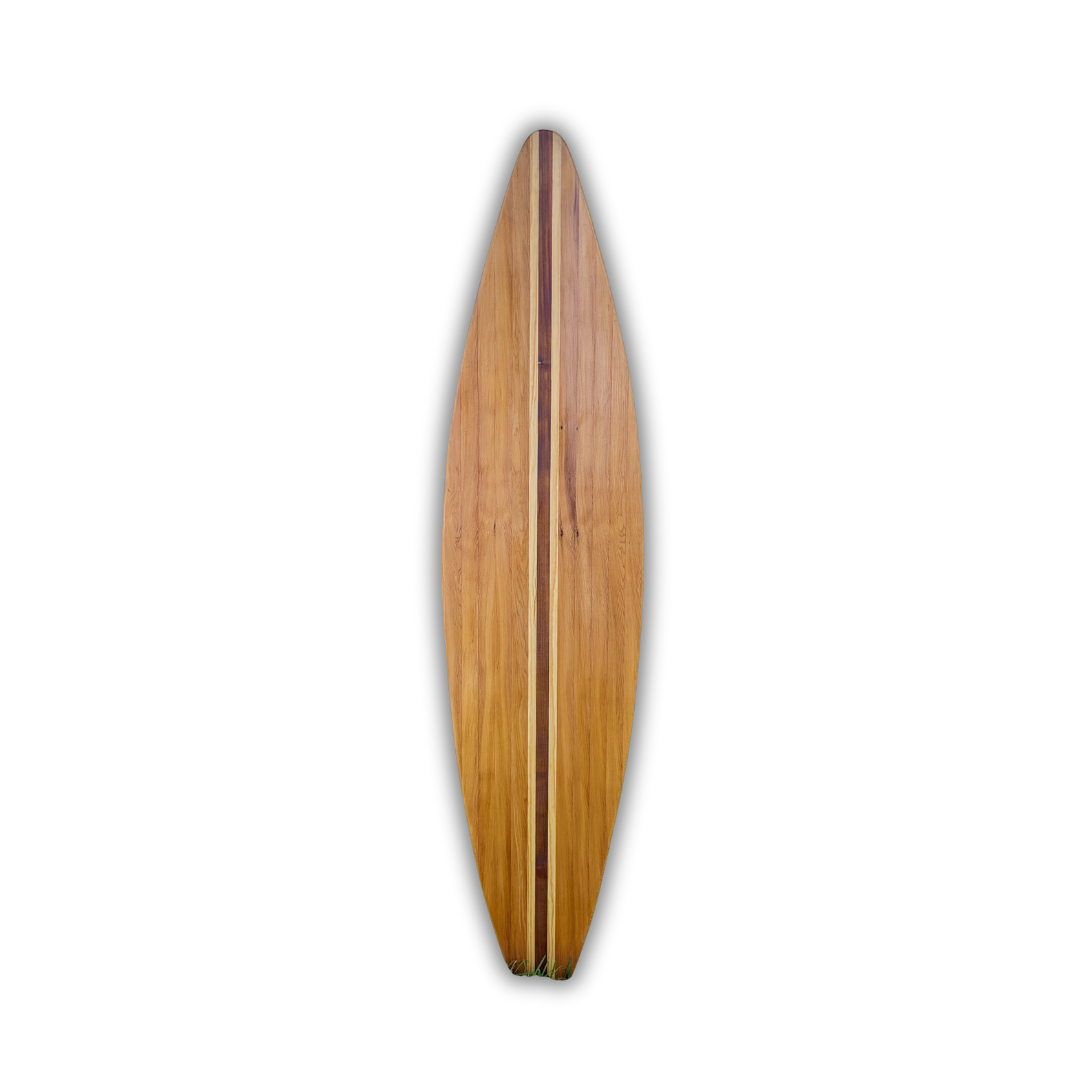 Handcrafted Wooden Display Surfboard (6')