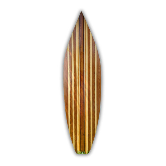 Handcrafted Wooden Display Surfboard (6')